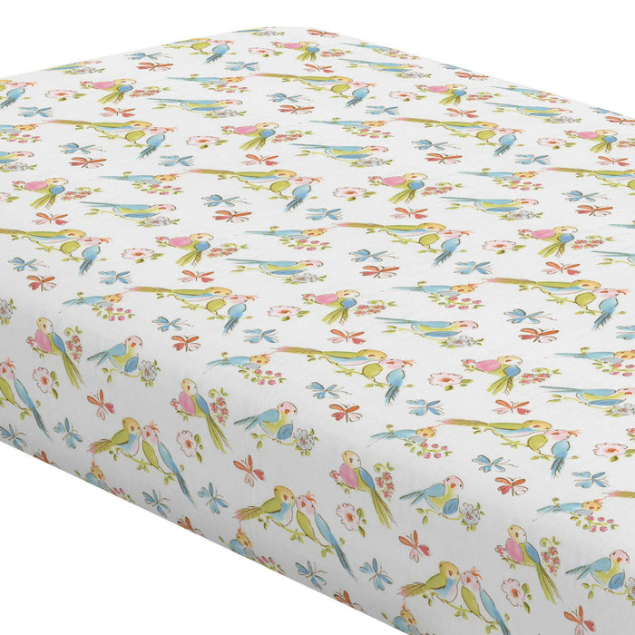 Liz and Roo Love Birds Changing Pad Cover