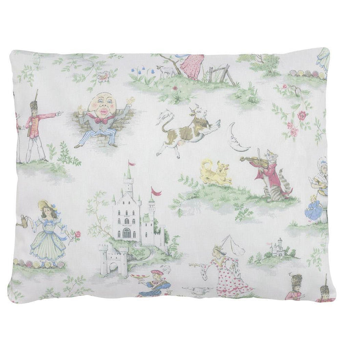 Liz and Roo Nursery Rhyme Toile Changing Pad Cover